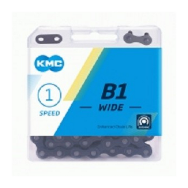 KMC ketting 1 2-1 8 112 B1 Wide Black 9.22mm