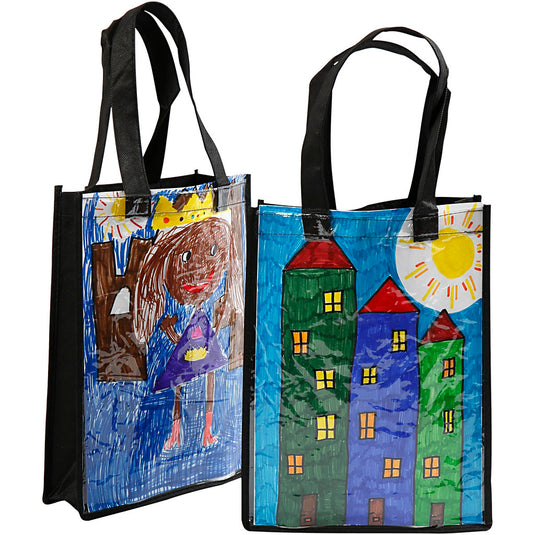 Https: www.cchobby.nl tas-met-plastic-voorkant-afm-30x23x7-cm-zwart-1-stuk