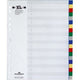 Tabbladen durable 6759 polypropyleen a4 assorti 20 tabbladen