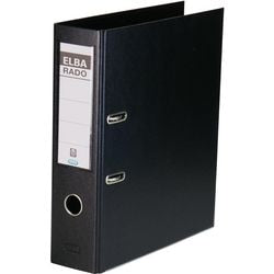 Ordner elba rado plast a4 karton, pp (polypropeen) zwart 1 stuk