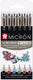 Sakura pigma micron 05 etui met 6 basic kleuren