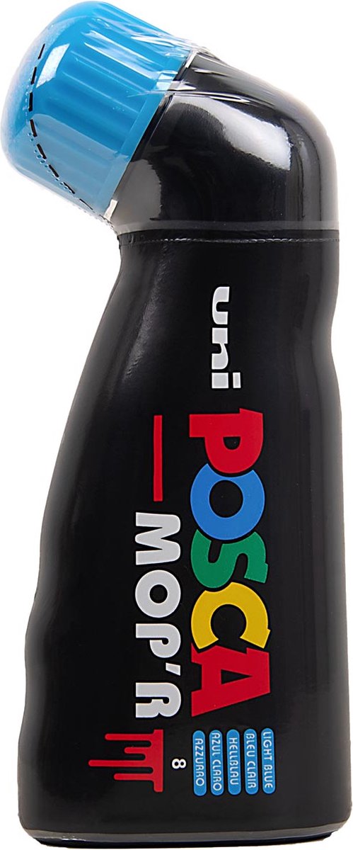 Posca mop'r verfmarker xxl 3-19mm licht blauw - super dikke verfstift - acryl marker - stiften - marker - mop