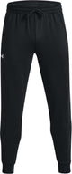 Under armour ua rival fleece joggers-blk heren sportbroek - zwart - wit