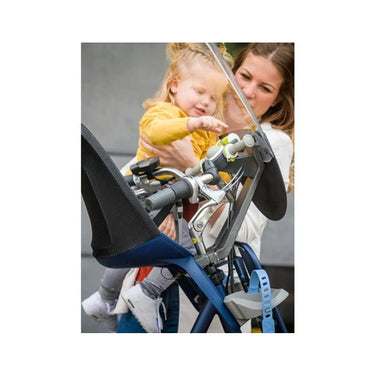 Qibbel toybar met windscherm air - warm grey