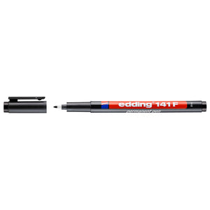 Edding 141f • permanent pen 0.6mm zwart