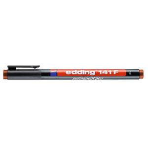 Edding 141f • permanent pen 0.6mm bruin
