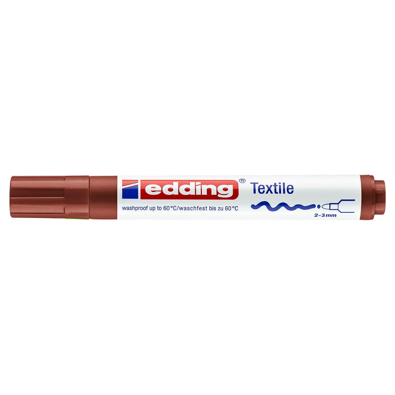 Load image into Gallery viewer, Edding 4500 • textielmarker 2-3mm bruin
