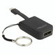 Delock usb-c > displayport adapter sleutelhanger (zwart, 4k 60hz)