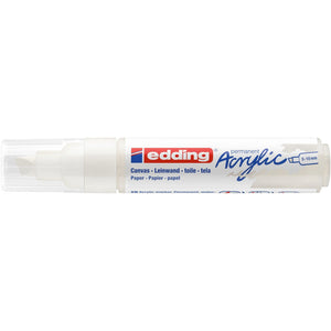 Edding 5000 • acrylmarker breed verkeerswit