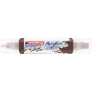 Edding 5000 • acrylic 3d doubleliner chocoladebruin