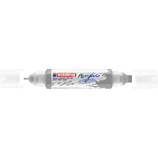 Edding 5000 • acrylic 3d doubleliner zilver