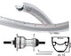 Kgs voorwiel 28 inch (622) mach-1 er-10 velg zilver rollerbrake vaste as