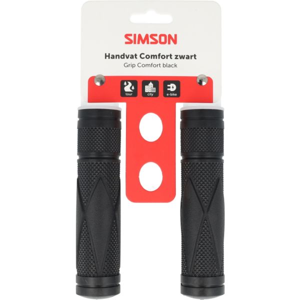 Afbeelding laden in galerijviewer, Simson handvatset comfort zwart
