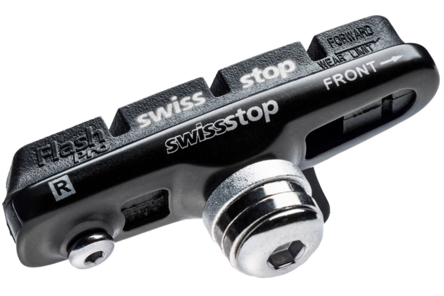 Swissstop - remblok set full flash pro original black - shim sram