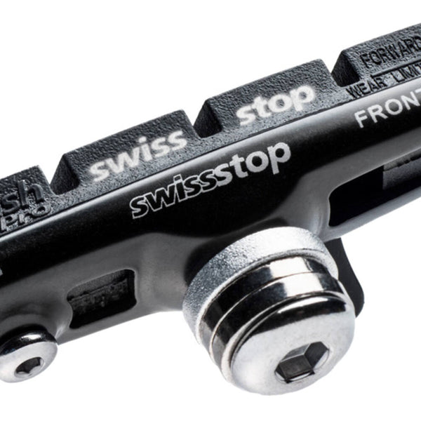 Swissstop - remblok set full flash pro original black - shim sram