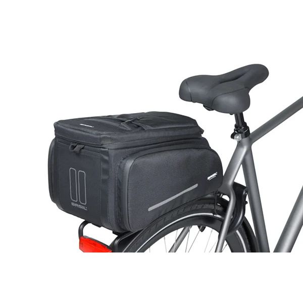 Afbeelding laden in galerijviewer, Basil gepäckträgertasche move trunkbag move incl. mik2.0 plate black
