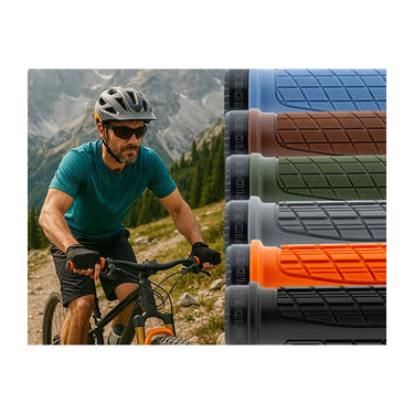 Widek handvatset the flow alu lock-ring zwart grijs