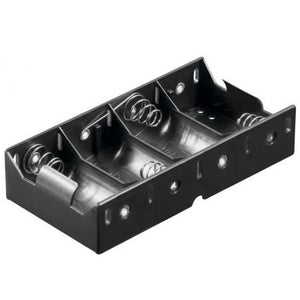 4x d batterij houder