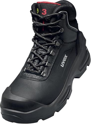 Uvex werkschoen quatro pro 6879 s3 hoog zwart mt43