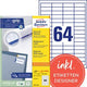 Etiketten avery wit 12800 stuks