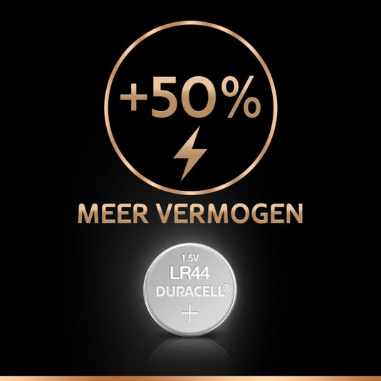 Duracell knoopcel batterij - lr44 - 4 batterijen