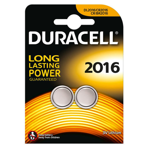 Batterij Duracell CR2016