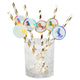 Boland papieren rietjes eenhoorn set a 6 stuks 20cm