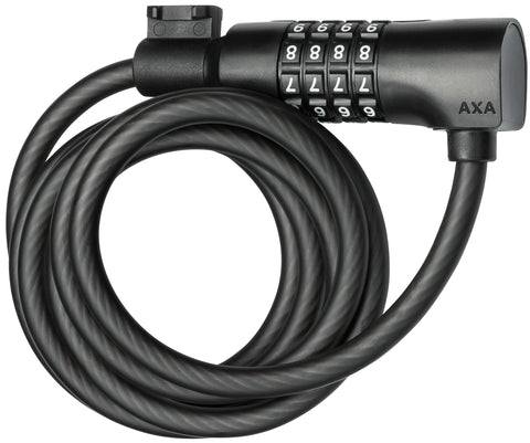 AXA spiraalkabelcijferslot Resolute C8-180 Code