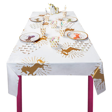 Boland papieren bordjes eenhoorn set a 10 stuks ã˜23cm