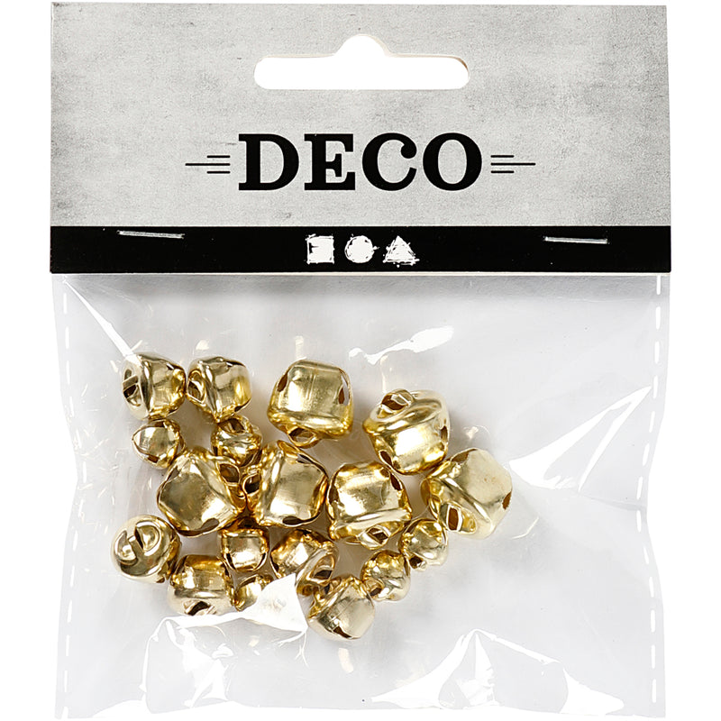 Load image into Gallery viewer, Https: www.cchobby.nl belletjes-d-8-10-13-mm-goud-18-div-1-doos
