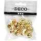 Creativ company creotime belletjes 12 stuks 13, 15, 17 mm goud