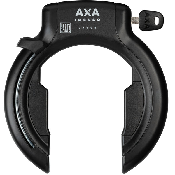 Ringslot Axa Imenso X Large Retractable - zwart