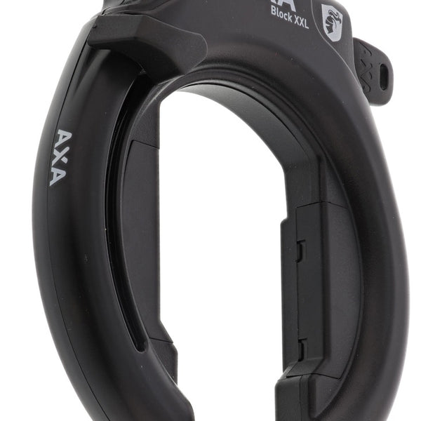 Ringslot Axa Block XXL Retractable - zwart