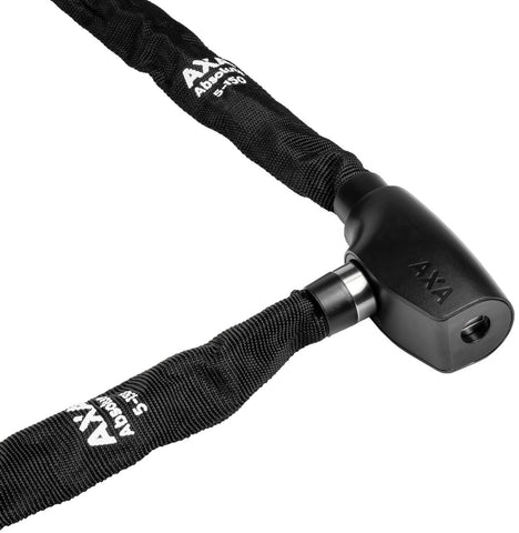 AXA kettingslot Absolute 5-150 150cm 5mm auto-click zwart