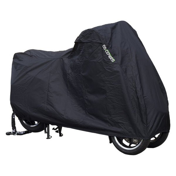 Motorhoes DS Covers ALFA 3W zonder ruimte voor topkoffer - zwart