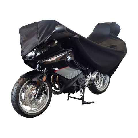 Motorhoes DS Covers FLEXX topcase large - zwart