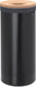 Brabantia wasmand - met deksel - 35 l - matt black kurken deksel