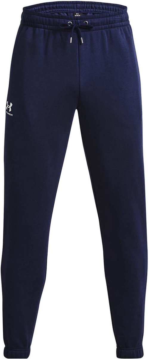Under armour ua icon fleece jogger-blu heren sportbroek - midnight navy - wit