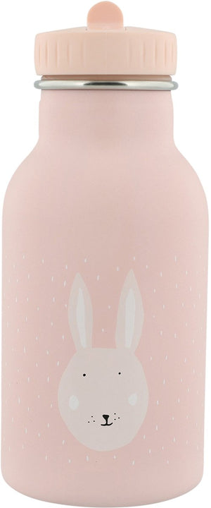 Trixie thermos drinkfles - mrs. rabbit - rvs waterfles voor kinderen - lekvrije fles - 350ml - roze