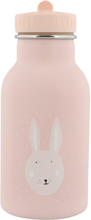 Trixie thermos drinkfles - mrs. rabbit - rvs waterfles voor kinderen - lekvrije fles - 350ml - roze