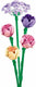 Sluban flowers botanische bloemen bouwset – bouwspeelgoed kunstbloemen decoratie – botanical flowers – bouwpakket voor volwassenen en kinderen – bouwdoos 198 met bouwstenen – m38‑b1101‑17