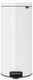 Brabantia newicon prullenbak - metalen binnenemmer - 30 liter - white