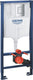 Grohe rapid sl 3-in-1 set voor hangende wc - met wandbevestigingsset - incl. chromen skate cosmopolitan bedieningsplaat