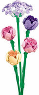 Sluban flowers botanische bloemen bouwset – bouwspeelgoed kunstbloemen decoratie – botanical flowers – bouwpakket voor volwassenen en kinderen – bouwdoos 198 met bouwstenen – m38‑b1101‑17