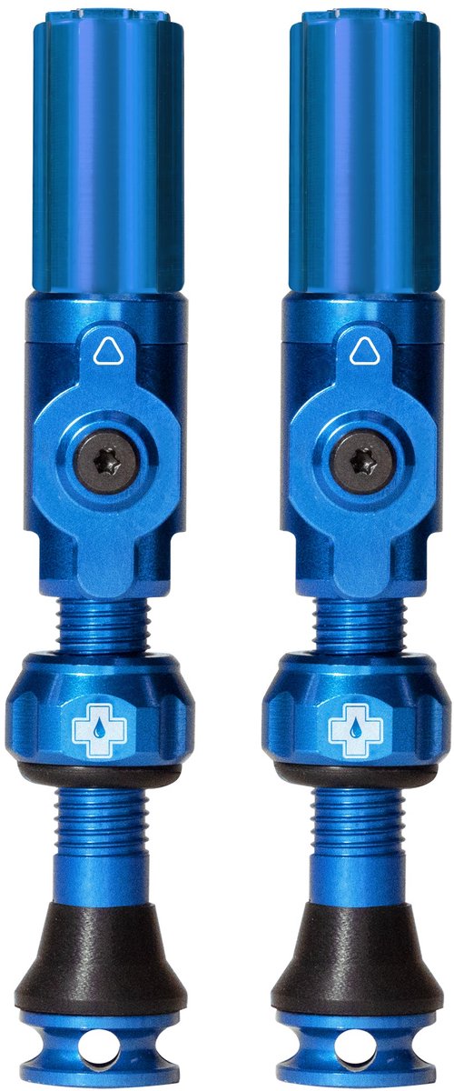 Afbeelding laden in galerijviewer, Muc-off tubeless ventiel big bore hybrid medium blue auto schräder ventiel 35mm
