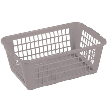 Sunware basic opbergmandje 30x20x12cm grijs 4 liter