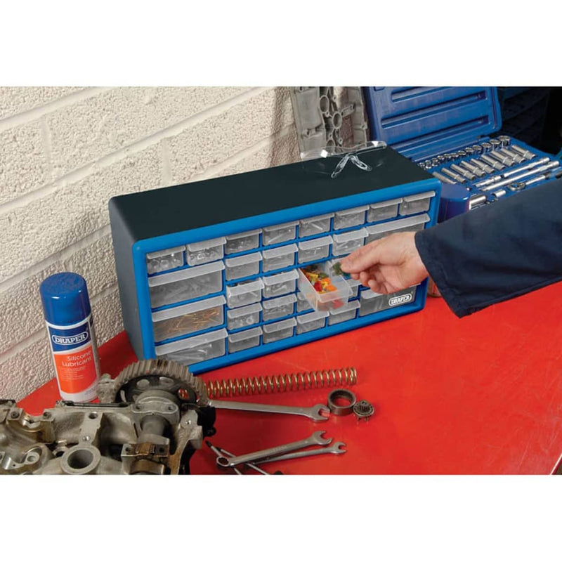 Load image into Gallery viewer, Draper Tools Draper Tools Gereedschapsopbergbox 30 lades blauw 12015
