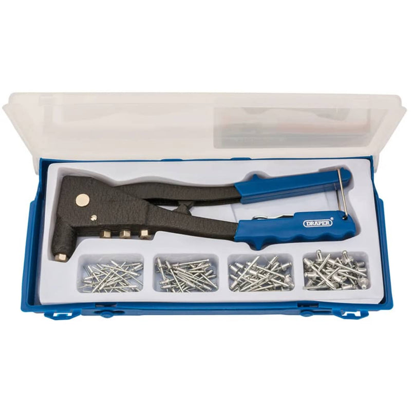 Load image into Gallery viewer, Draper Tools Draper Tools Klinknagel pistool set blauw 27843
