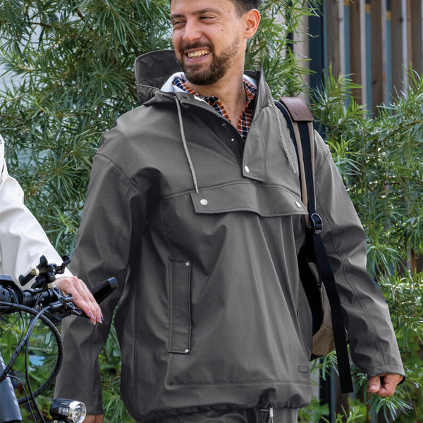 Mirage Regenjas Rainfall Closed Jacket maat XL gemaakt van polyester soft touch earl grey