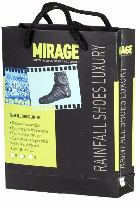 Load image into Gallery viewer, Mirage Regenschoenen Rainfall Luxury XL zwart
